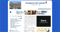 Desktop Screenshot of aeroportodicatania.net